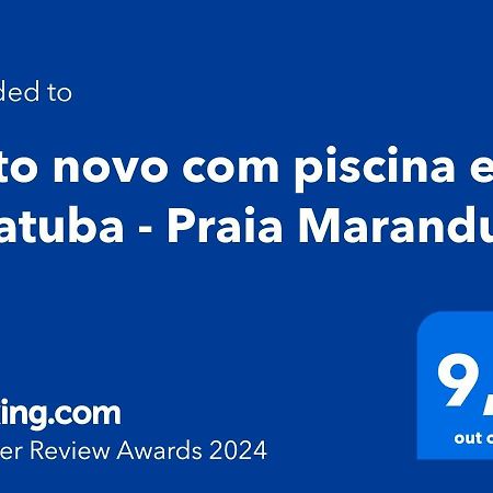 Apto Novo Com Piscina Em Ubatuba - Praia Maranduba エクステリア 写真