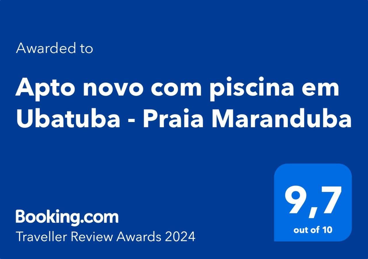 Apto Novo Com Piscina Em Ubatuba - Praia Maranduba エクステリア 写真